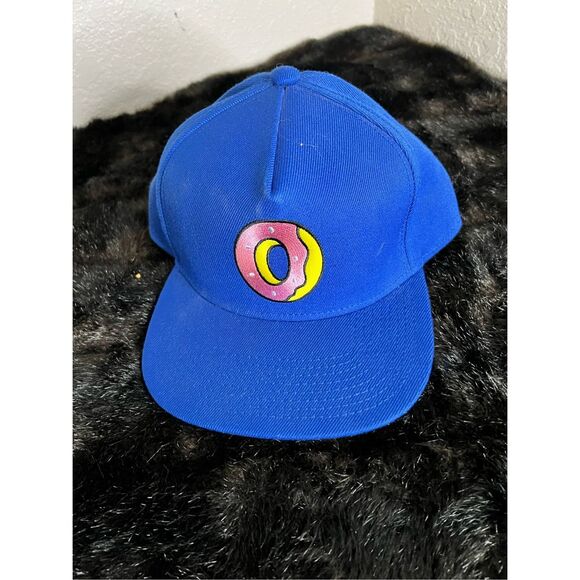 Odd Future Donut Hat Wolf Gang KTA Hip Hop Blue Snap Back Cap - Picture 1 of 4